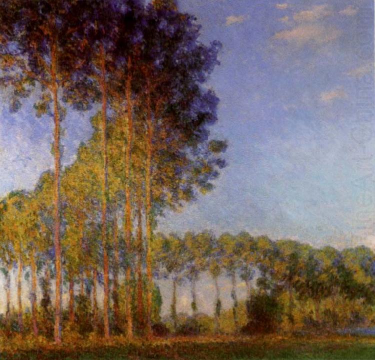 Claude Monet Poplars on the banks of the River Epte china oil painting image